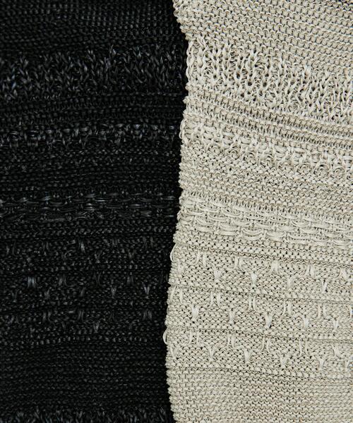 LAATO(ラート)の「basket knit(ニット/セーター・レディース・ライトブラウン/ブラック・FREE)」の21枚目の写真