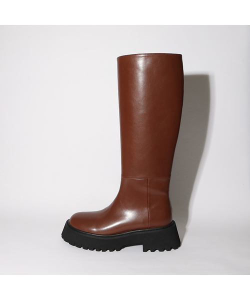 APTO(アプト)の「ジュリー ロングブーツ AGFB009(ブーツ・レディース・ブラック/ブラウン・23cm/23.5cm/24cm/24.5cm/25cm)」の2枚目の写真