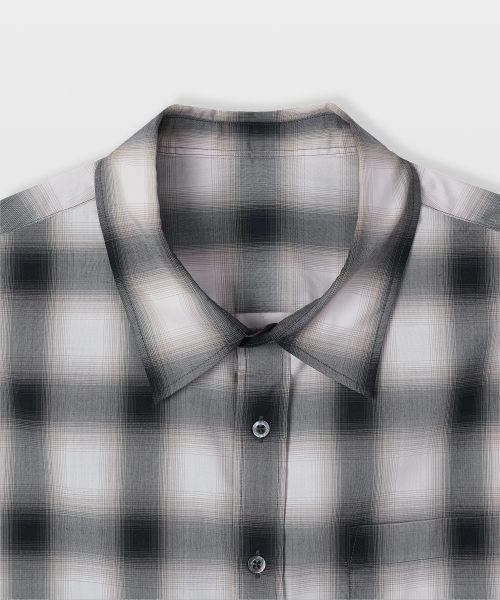 MANNERGRAM（マナーグラム）の「[CHAMBRAY 日本輸入生地] クラシックオンブレリラックスドシャツ（シャツ/ブラウス・メンズ・その他・95/100/105）」の3枚目の写真