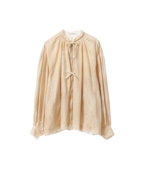 CURRENTAGE(カレンテージ)の「【CURRENTAGE/カレンテージ】spray dyeing mock shirt(シャツ/ブラウス・レディース・ベージュ・FREE)」の1枚目の写真