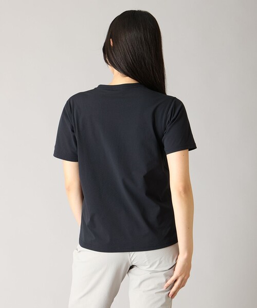 Columbia(コロンビア)の「UVカット Columbia/ ウィメンズ タイムトゥートレイル グラフィック ショートスリーブTシャツ /コロンビア(Tシャツ/カットソー・レディース・ブルー/ホワイト/ブラック・S/L/XL/M)」の4枚目の写真