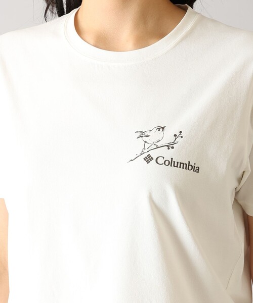 Columbia(コロンビア)の「UVカット Columbia/ ウィメンズ タイムトゥートレイル グラフィック ショートスリーブTシャツ /コロンビア(Tシャツ/カットソー・レディース・ブルー/ホワイト/ブラック・S/L/XL/M)」の13枚目の写真