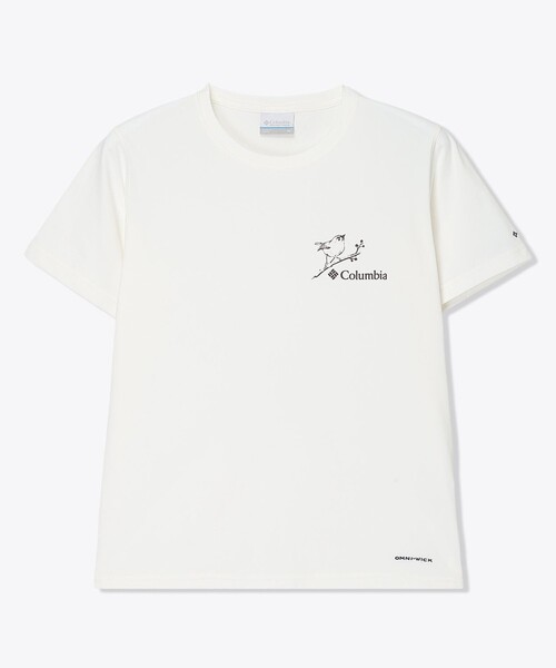 Columbia(コロンビア)の「UVカット Columbia/ ウィメンズ タイムトゥートレイル グラフィック ショートスリーブTシャツ /コロンビア(Tシャツ/カットソー・レディース・ブルー/ホワイト/ブラック・S/L/XL/M)」の17枚目の写真
