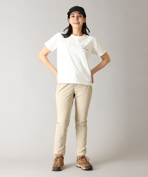 Columbia(コロンビア)の「UVカット Columbia/ ウィメンズ タイムトゥートレイル グラフィック ショートスリーブTシャツ /コロンビア(Tシャツ/カットソー・レディース・ブルー/ホワイト/ブラック・S/L/XL/M)」の19枚目の写真