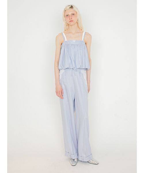 SORIN（ソリン　）の「Linen Blend Balloon Camisole/リネンブレンド バルーンキャミソール（キャミソール・レディース・サックスブルー/ダークネイビー/ベージュ・38）」の11枚目の写真