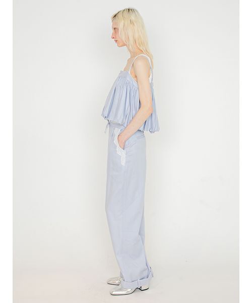 SORIN（ソリン　）の「Linen Blend Balloon Camisole/リネンブレンド バルーンキャミソール（キャミソール・レディース・サックスブルー/ダークネイビー/ベージュ・38）」の12枚目の写真