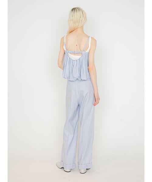 SORIN（ソリン　）の「Linen Blend Balloon Camisole/リネンブレンド バルーンキャミソール（キャミソール・レディース・サックスブルー/ダークネイビー/ベージュ・38）」の13枚目の写真