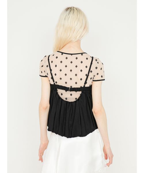SORIN（ソリン　）の「Linen Blend Balloon Camisole/リネンブレンド バルーンキャミソール（キャミソール・レディース・サックスブルー/ダークネイビー/ベージュ・38）」の19枚目の写真