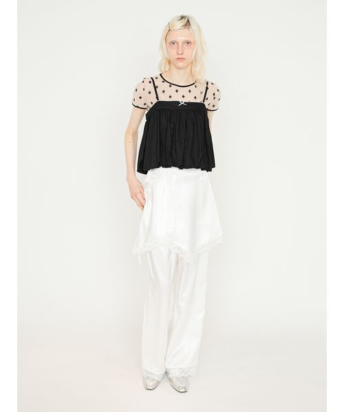 SORIN（ソリン　）の「Linen Blend Balloon Camisole/リネンブレンド バルーンキャミソール（キャミソール・レディース・サックスブルー/ダークネイビー/ベージュ・38）」の21枚目の写真