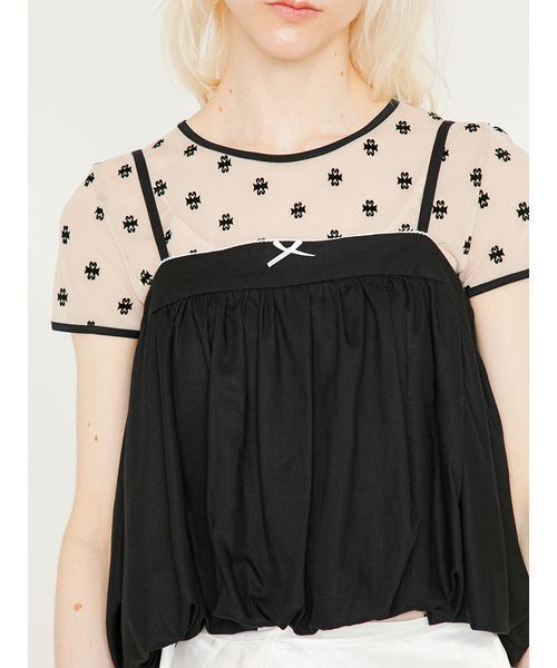 SORIN（ソリン　）の「Linen Blend Balloon Camisole/リネンブレンド バルーンキャミソール（キャミソール・レディース・サックスブルー/ダークネイビー/ベージュ・38）」の22枚目の写真