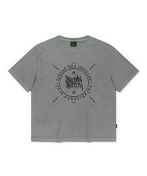 STAMP TAG PIGMENT TEE - GREY
