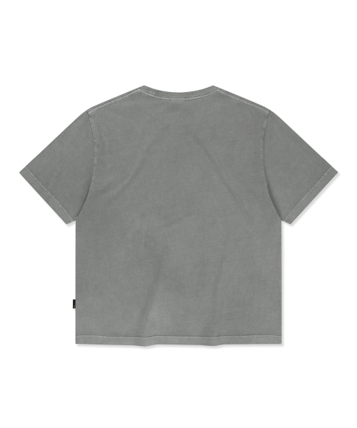 BROWNBREATH(ブラウンブレス)の「STAMP TAG PIGMENT TEE - GREY(Tシャツ/カットソー・レディース・その他・SMALL/MEDIUM/LARGE/X-LARGE)」の2枚目の写真