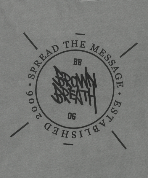 BROWNBREATH(ブラウンブレス)の「STAMP TAG PIGMENT TEE - GREY(Tシャツ/カットソー・レディース・その他・SMALL/MEDIUM/LARGE/X-LARGE)」の4枚目の写真