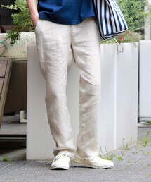GLOSTER（グロスター）の「【リネン100% 夏の定番】リネンイージーパンツ（その他パンツ）」