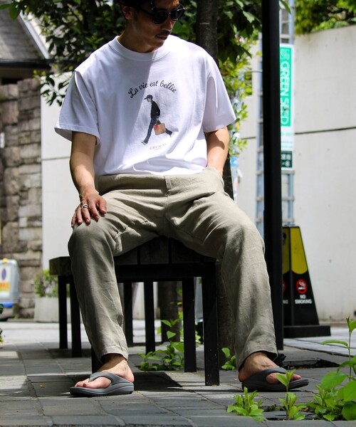 GLOSTER（グロスター）の「【リネン100％/夏の定番】リネンイージーパンツ（その他パンツ・メンズ・アイボリー/オリーブ/グレイッシュベージュ/インディゴブルー/ダークネイビー・M/L/XL/S）」の17枚目の写真