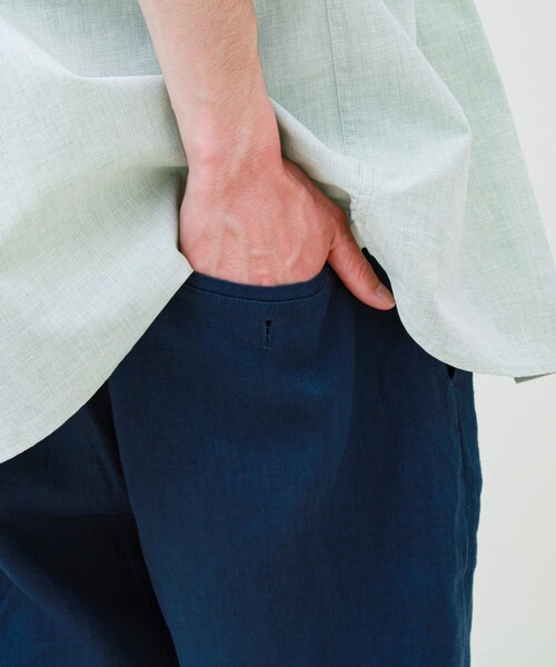 GLOSTER（グロスター）の「【リネン100％/夏の定番】リネンイージーパンツ（その他パンツ・メンズ・アイボリー/オリーブ/グレイッシュベージュ/インディゴブルー/ダークネイビー・M/L/XL/S）」の22枚目の写真