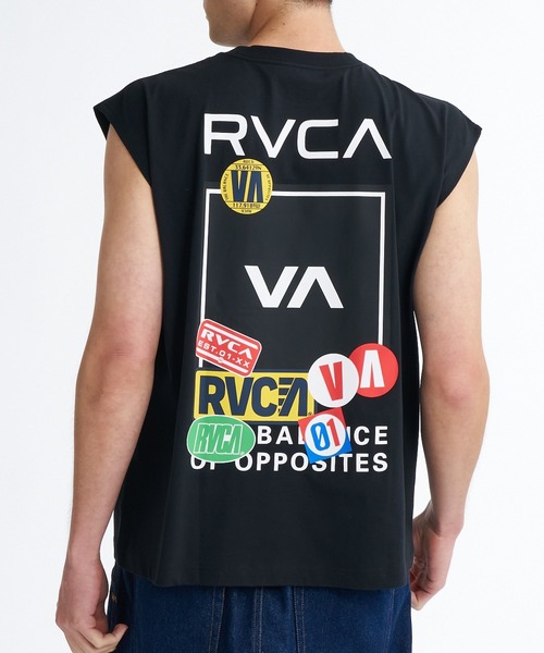 RVCA（ルーカ）の「RVCA メンズ VACATION TAG BOX TT タンクトップ 【2026年夏モデル】（タンクトップ・メンズ・ブラック/オフホワイト/レッド系その他・X-LARGE/SMALL/MEDIUM/LARGE）」の2枚目の写真