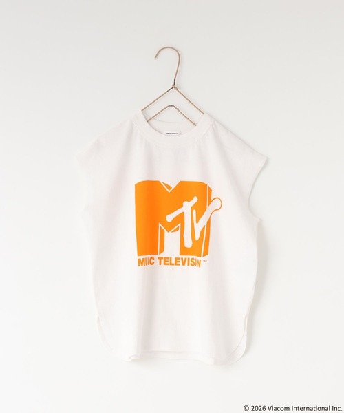 LOWRYS FARM(ローリーズファーム)の「MTVプリントタンクトップ 668996(Tシャツ/カットソー・キッズ・ピンク系その他/オフホワイト/ブラック・130cm/110cm/150cm/140cm/120cm)」の8枚目の写真