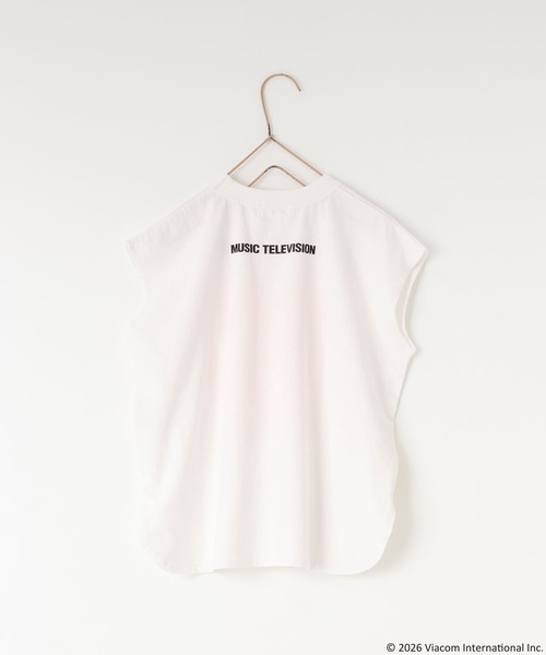 LOWRYS FARM(ローリーズファーム)の「MTVプリントタンクトップ 668996(Tシャツ/カットソー・キッズ・ピンク系その他/オフホワイト/ブラック・130cm/110cm/150cm/140cm/120cm)」の10枚目の写真
