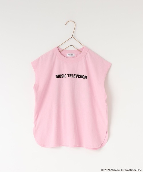 LOWRYS FARM(ローリーズファーム)の「MTVプリントタンクトップ 668996(Tシャツ/カットソー・キッズ・ピンク系その他/オフホワイト/ブラック・130cm/110cm/150cm/140cm/120cm)」の16枚目の写真