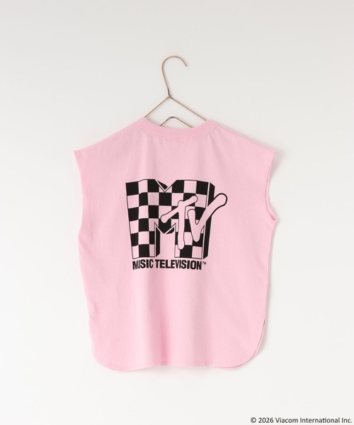 LOWRYS FARM(ローリーズファーム)の「MTVプリントタンクトップ 668996(Tシャツ/カットソー・キッズ・ピンク系その他/オフホワイト/ブラック・130cm/110cm/150cm/140cm/120cm)」の21枚目の写真
