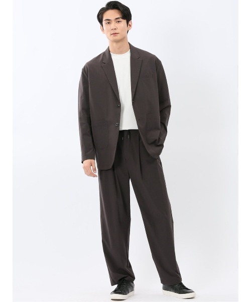 TAKA-Q(タカキュー)の「Tシャツ メンズ 半袖 ストレッチ 接触冷感 抗菌防臭 UV 綿 コットン 無地 シルケット スムス スロープネック ドレスT(Tシャツ/カットソー・メンズ・ホワイト・S/MEDIUM/LARGE/X-LARGE)」の6枚目の写真