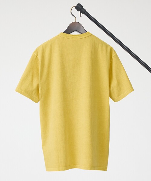 JEMORGAN（ジェーイーモーガン）の「【JEMORGAN /ジェーイーモーガン 】ピグメント半袖ヘンリーネックTシャツ/ユニセックス/JQ023-22S（Tシャツ/カットソー・メンズ・ブラック/サックスブルー/オフホワイト/イエロー/パープル/グリーン・M/L/XL）」の17枚目の写真