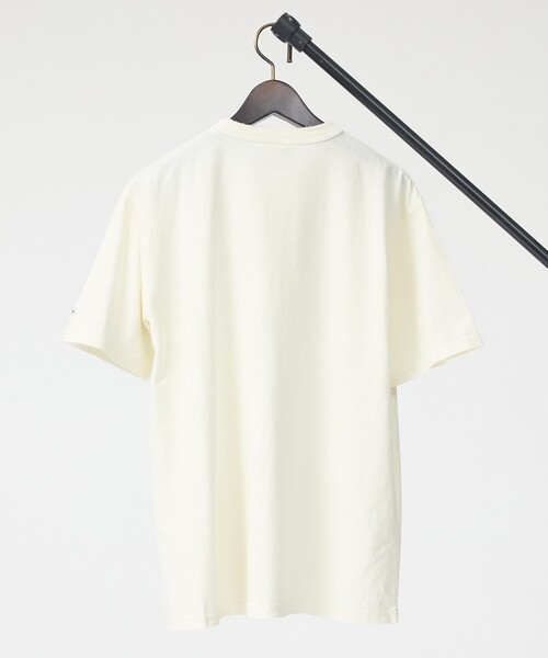 JEMORGAN（ジェーイーモーガン）の「【JEMORGAN /ジェーイーモーガン 】ピグメント半袖ヘンリーネックTシャツ/ユニセックス/JQ023-22S（Tシャツ/カットソー・メンズ・ブラック/サックスブルー/オフホワイト/イエロー/パープル/グリーン・M/L/XL）」の11枚目の写真