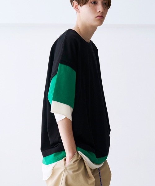 UNISEX THREE LAYER TEE — футболка в стиле трислойного слоения