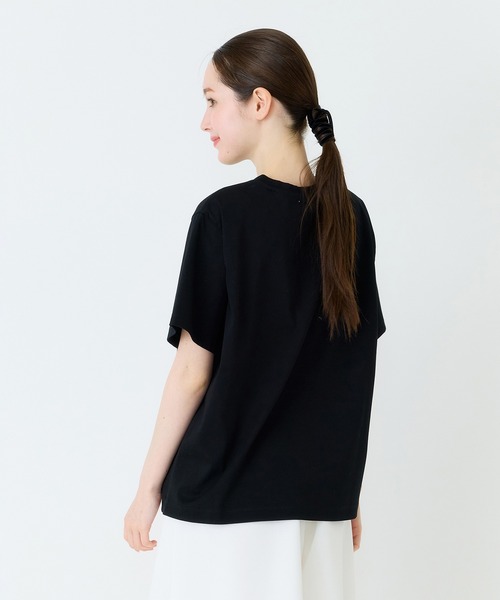 Jolly Poupee(ジョリープッペ)の「ネコプリント半袖Tシャツ(Tシャツ/カットソー・レディース・ブラック/オフホワイト/ピンク・42/46/38)」の22枚目の写真