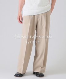 EDIFICE | WEB限定 T/R ワイド イージー スラックス(スラックス)