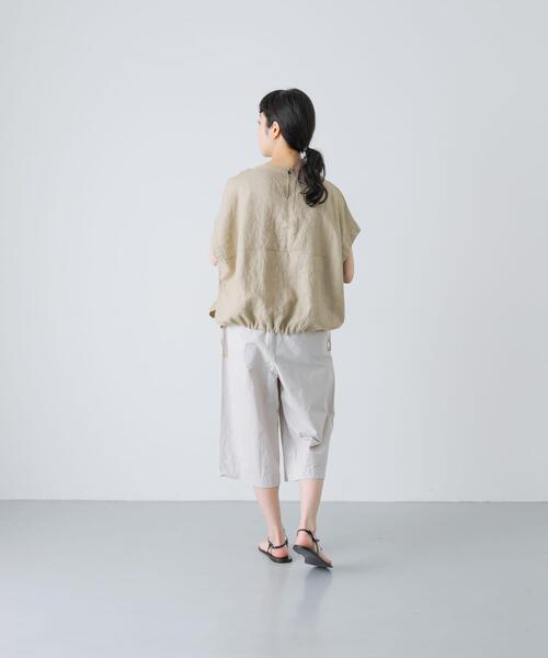 かぐれ(カグレ)の「ハイカウントコットンハーフパンツ(その他パンツ・レディース・チャコールグレー/ライトグレー・FREE)」の5枚目の写真