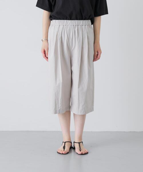 かぐれ(カグレ)の「ハイカウントコットンハーフパンツ(その他パンツ・レディース・チャコールグレー/ライトグレー・FREE)」の10枚目の写真