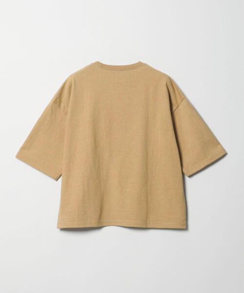 conte(コンテ)の「<conte>ビッグ クルーネックTシャツ(Tシャツ/カットソー・レディース・ベージュ/ダークブラウン/ホワイト・FREE)」の9枚目の写真