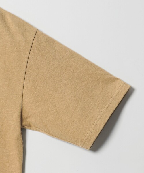 conte(コンテ)の「<conte>ビッグ クルーネックTシャツ(Tシャツ/カットソー・レディース・ベージュ/ダークブラウン/ホワイト・FREE)」の7枚目の写真