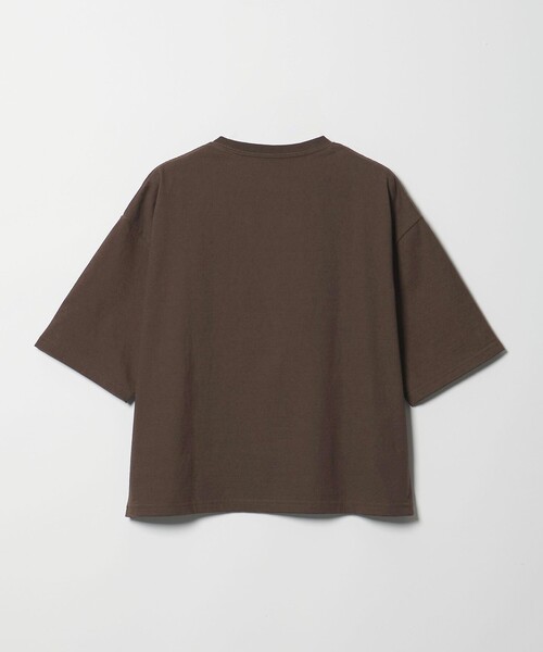 conte(コンテ)の「<conte>ビッグ クルーネックTシャツ(Tシャツ/カットソー・レディース・ベージュ/ダークブラウン/ホワイト・FREE)」の19枚目の写真