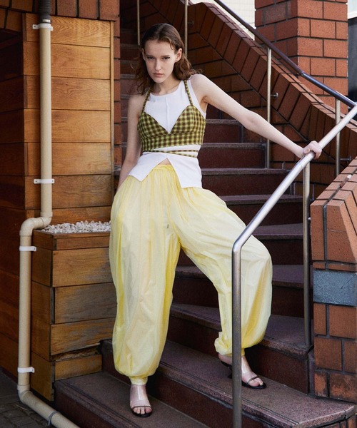 MAISON SPECIAL(メゾンスペシャル)の「Checkered Short Bice/チェックショートビスチェ(チュニック・レディース・ブルー/パープル/グリーン・FREE)」の11枚目の写真