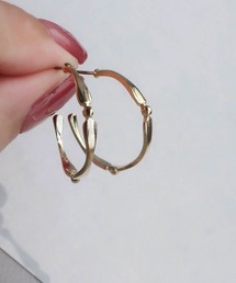 ISS イズ:クラシックフープピアス