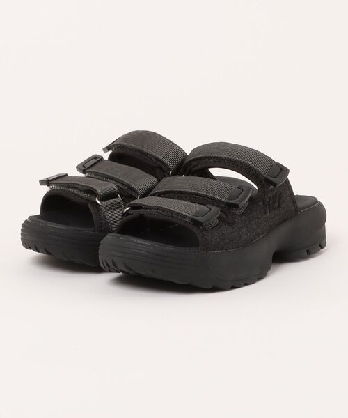MEI(メイ)の「【MEI メイ】TRIPLE STRAP SANDAL ボリュームソール ベルト スポーツサンダル 軽量 厚底 EVAソール / Lady’s(サンダル・レディース・オリーブ/グレー/ブラック/ブラウン・M/L/S)」の2枚目の写真