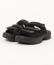 【MEI メイ】TRIPLE STRAP SANDAL ボリュームソール ベルト スポーツサンダル 軽量 厚底 EVAソール / Lady’s