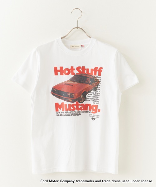 GOOD ROCK SPEED(グッドロックスピード)の「GOOD ROCK SPEED/グッドロックスピード Mustang Hot Stuff Graphic T-Shirt マスタング ホットスタッフ グラフィックTシャツ プリントTシャツ 車 メンズ レディース 秋 秋服 2026年秋冬(Tシャツ/カットソー・メンズ・ホワイト/チャコール・S/M/L/XL)」の3枚目の写真