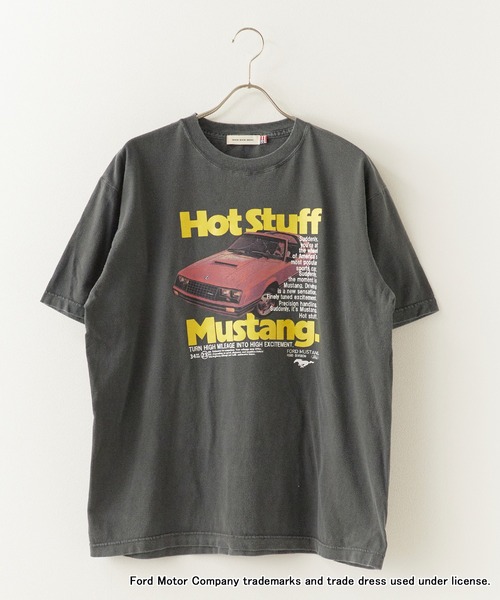 GOOD ROCK SPEED(グッドロックスピード)の「GOOD ROCK SPEED/グッドロックスピード Mustang Hot Stuff Graphic T-Shirt マスタング ホットスタッフ グラフィックTシャツ プリントTシャツ 車 メンズ レディース 秋 秋服 2026年秋冬(Tシャツ/カットソー・メンズ・ホワイト/チャコール・S/M/L/XL)」の10枚目の写真