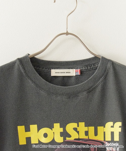 GOOD ROCK SPEED(グッドロックスピード)の「GOOD ROCK SPEED/グッドロックスピード Mustang Hot Stuff Graphic T-Shirt マスタング ホットスタッフ グラフィックTシャツ プリントTシャツ 車 メンズ レディース 秋 秋服 2026年秋冬(Tシャツ/カットソー・メンズ・ホワイト/チャコール・S/M/L/XL)」の17枚目の写真