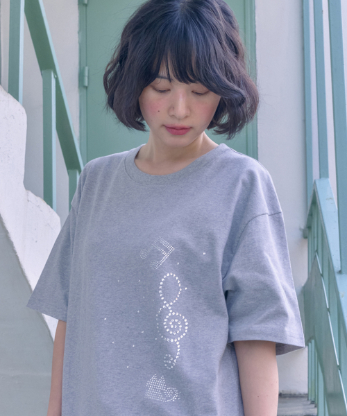 ambler(エムブラー)の「クリスタルクレフホットフィックス 半袖Tシャツ AS1318 (メランジ)(Tシャツ/カットソー・レディース・その他・MEDIUM/F/SMALL)」の3枚目の写真