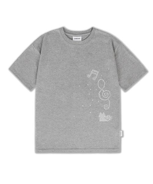 ambler(エムブラー)の「クリスタルクレフホットフィックス 半袖Tシャツ AS1318 (メランジ)(Tシャツ/カットソー・レディース・その他・MEDIUM/F/SMALL)」の4枚目の写真