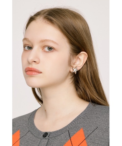 SLY（スライ）の「CHUNKY STAR EARRING チャンキースターイヤリング（イヤリング・レディース・ゴールド/シルバー・FREE）」の5枚目の写真