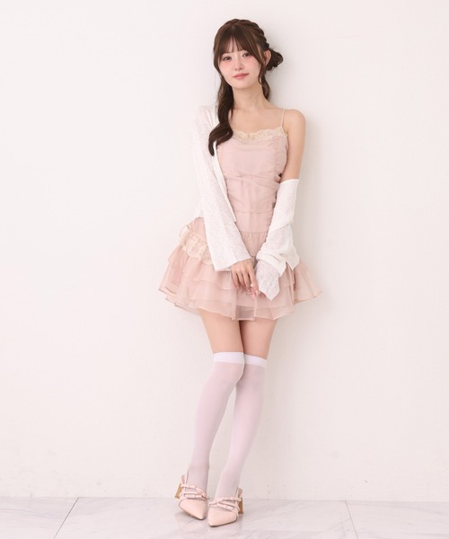 one after another NICE CLAUP(ワンアフターアナザーナイスクラップ)の「ドロストチュニック(ワンピース・レディース・ホワイト系その他/ブラック/ピンクベージュ・FREE)」の8枚目の写真
