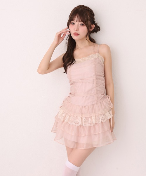 one after another NICE CLAUP(ワンアフターアナザーナイスクラップ)の「ドロストチュニック(ワンピース・レディース・ホワイト系その他/ブラック/ピンクベージュ・FREE)」の12枚目の写真