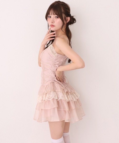 one after another NICE CLAUP(ワンアフターアナザーナイスクラップ)の「ドロストチュニック(ワンピース・レディース・ホワイト系その他/ブラック/ピンクベージュ・FREE)」の14枚目の写真