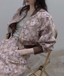新品　Eimee Law ブルゾン アウター フラワーエンブロ ブルゾン グレー Eimee Law｜エイミーロウのブルゾン通販 - ZOZOTOWN